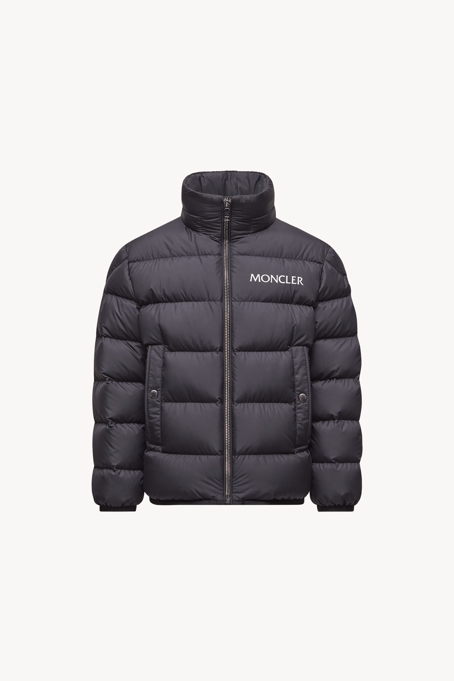 Bajan Down Jacket Boy Black Moncler 0